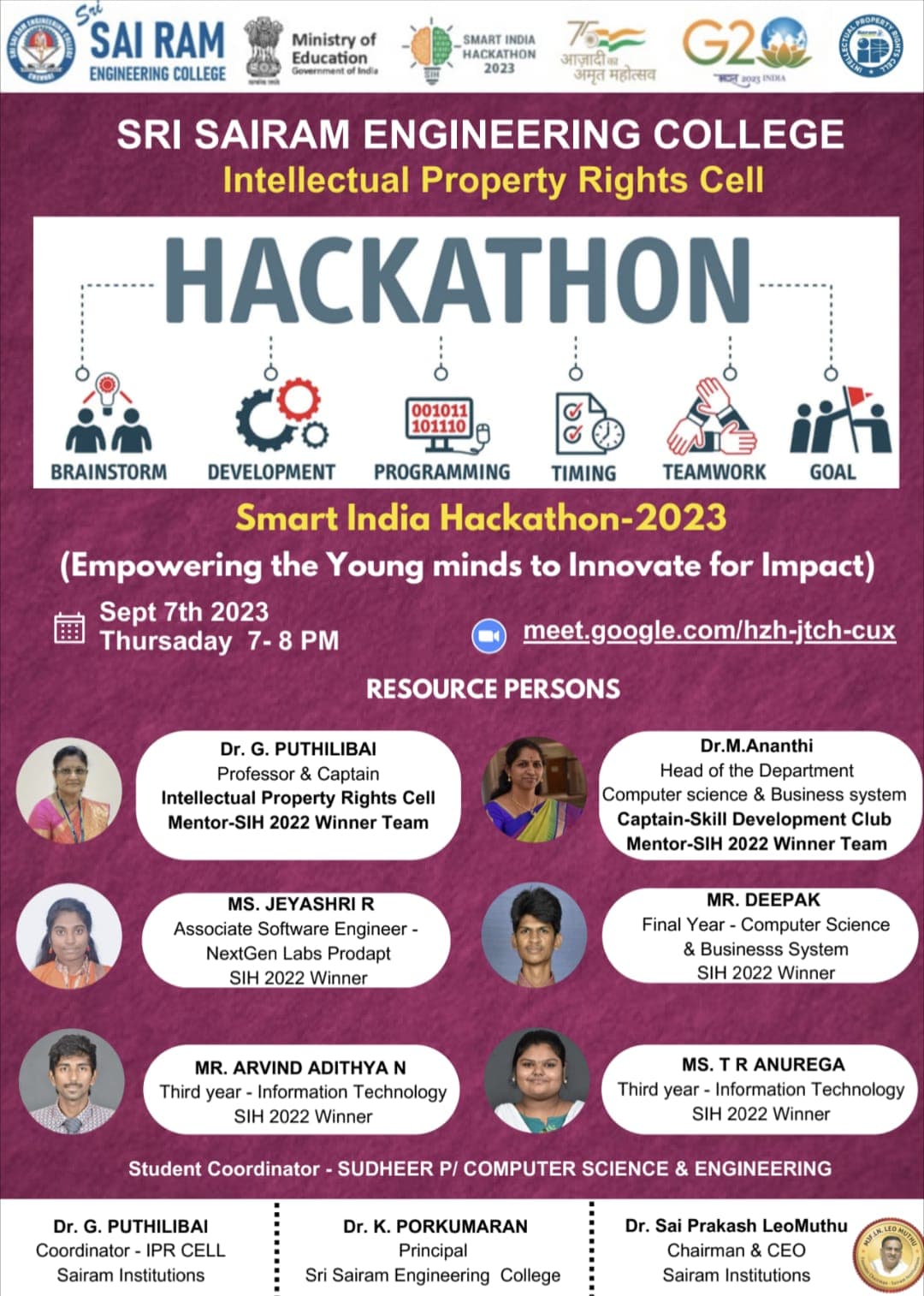 Smart India Hackathon 2023 Awareness