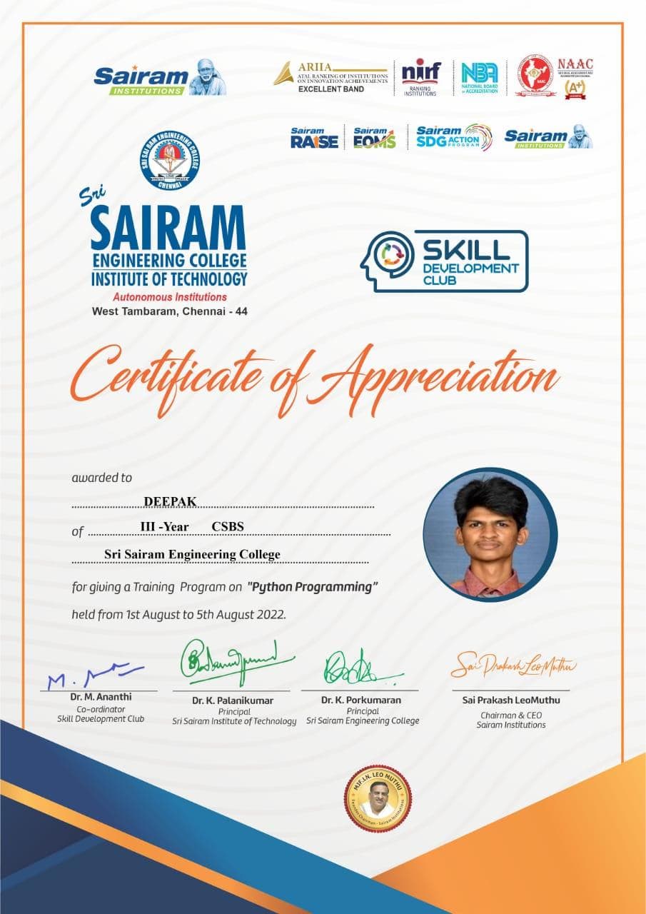 Python Programming Trainer 2022